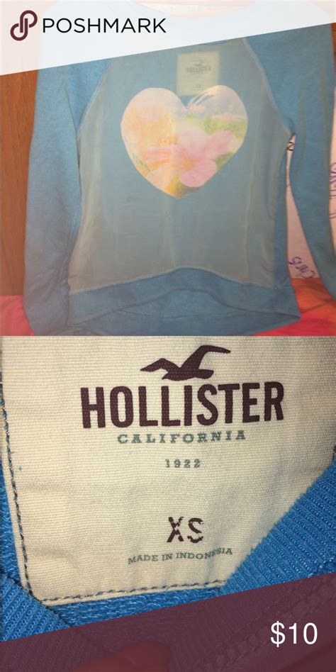Blue Hollister Long Sleeve Shirt Long Sleeve Shirts Shirts Long Sleeve