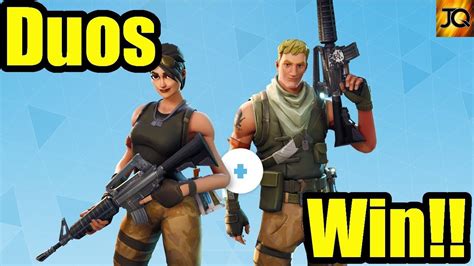 Fortnite First Duo Victory Royale How To Win Duos Youtube