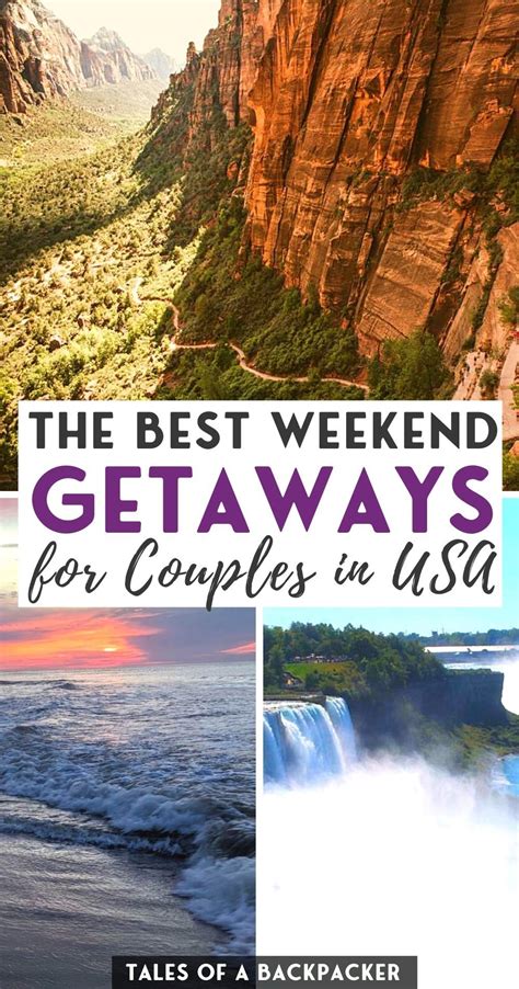 The Best Cheap Weekend Getaways For Couples In The Usa Artofit