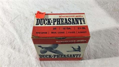 Winchester Western Ga Duck Pheasant Load Sherwood Auctions