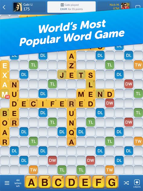 Words with friends is an app you can access while you're logged into facebook via the social network's interface. Words With Friends - screenshot