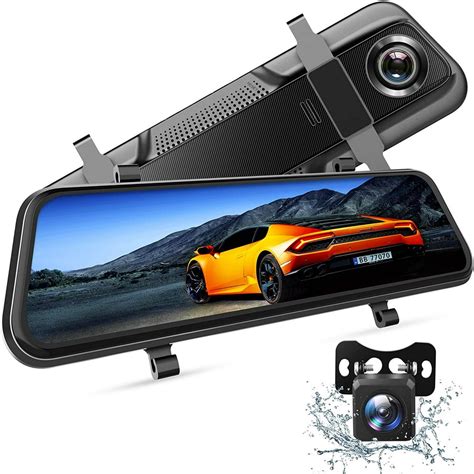 Vantop H609 Dash Camera 1080p Mirror Dual Dash Cam 10 Ips Full Touch Screen Infrared Night