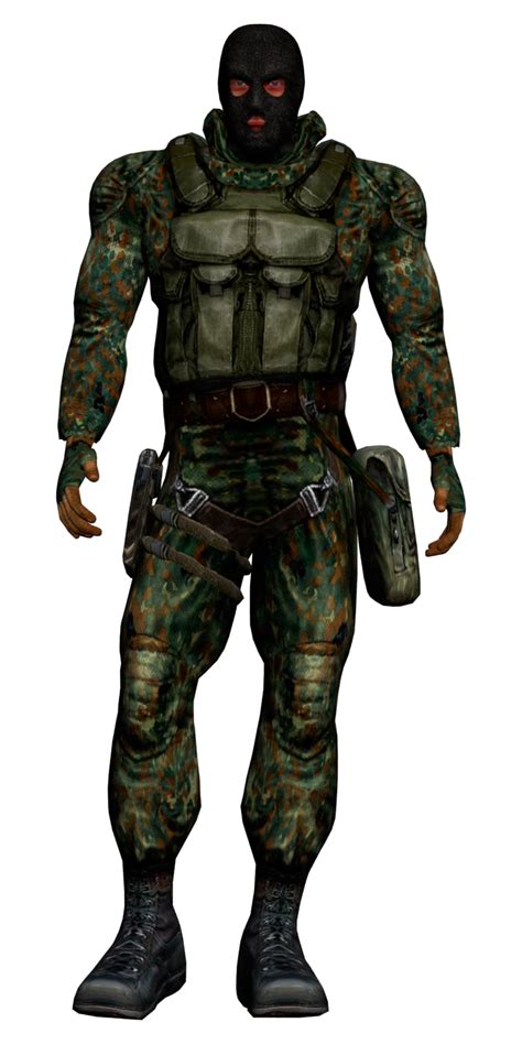 Stalker Freedom Soldier Masked Minecraft Skin