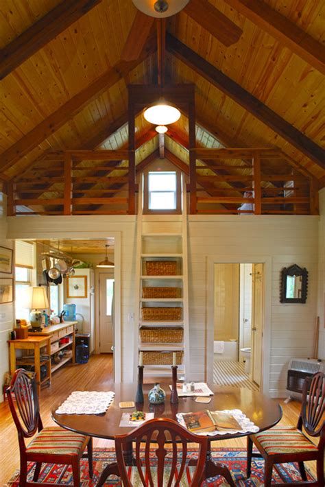 A vaulted ceiling extends upward from the walls to a this style of vaulted ceiling is known as a cathedral ceiling. Beautiful 480 Sq Ft Prefab Cabin with Screened Porch ...