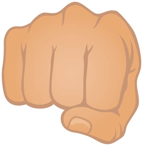 Mentahan Tangan Mengepal Fist Punch Png Emoji Fist Pu
