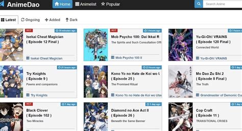 Animedao Safe Way To Watch Anime Online