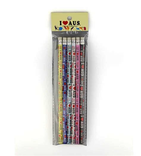 Maybe you would like to learn more about one of these? Souvenir Australia Pencils Pack of 6 | Australia the Gift ...