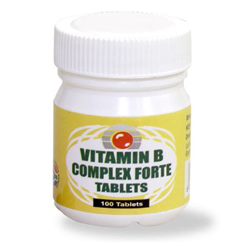 Vitamin B Complex Forte Tablets Portfolio