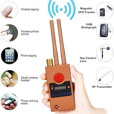 G Rf Gps Detector Signal Camera Detector Gsm Audio Rf Bug Finder Security Surveillance From