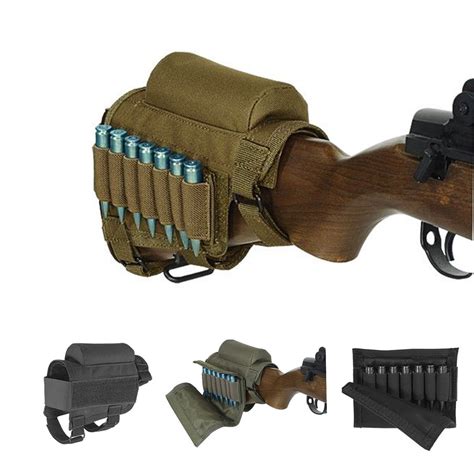 Buy Wsobue Buttstock Hunting Shooting Cheek Rest Pad Ammo Pouch With 7