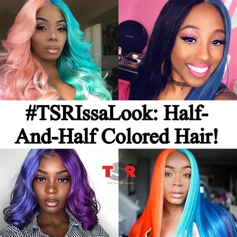 Many people who experience hair loss determine that hair restoration is for them. #TSRIssaLook: Half-And-Half Colored Hair! - The Shade Room
