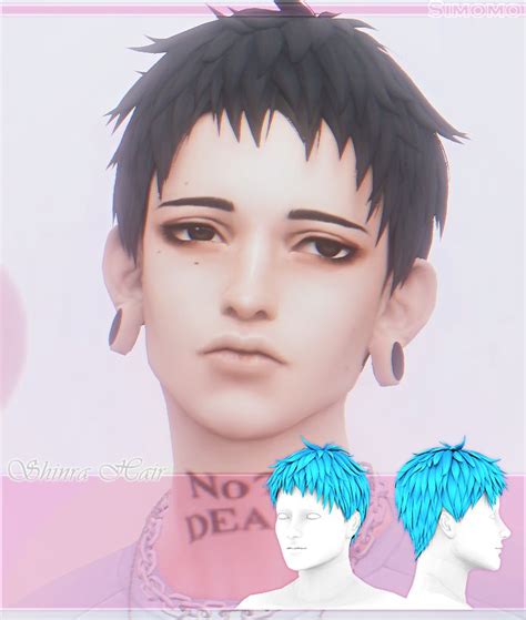Simomo In 2022 Sims 4 Hair Male Sims Hair Sims 4 Anime