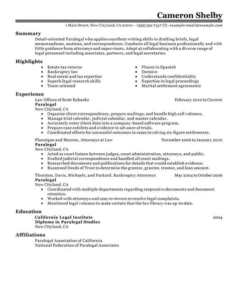 The best resume formats for 2021. Best Paralegal Resume Example | LiveCareer