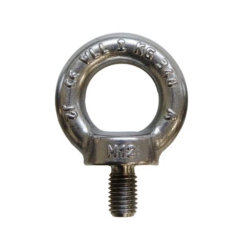 M A Aisi L Stainless Steel Certified Lifting Eyebolt Din Wll