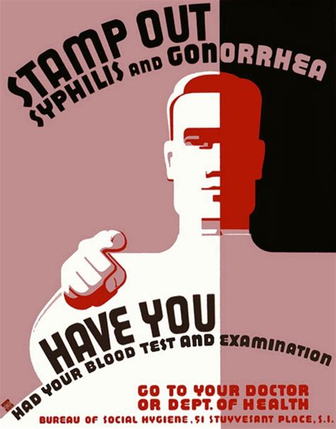 1940s Posters Call Men To Stay Safe From Stds And The Women Who May Be