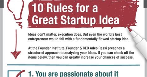 Admin Inc 10 Rules For A Great Startup Idea