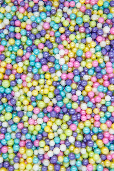 midi rainbow sugar pearls mini rainbow candy pearls pastel rainbow sugar beads sweets