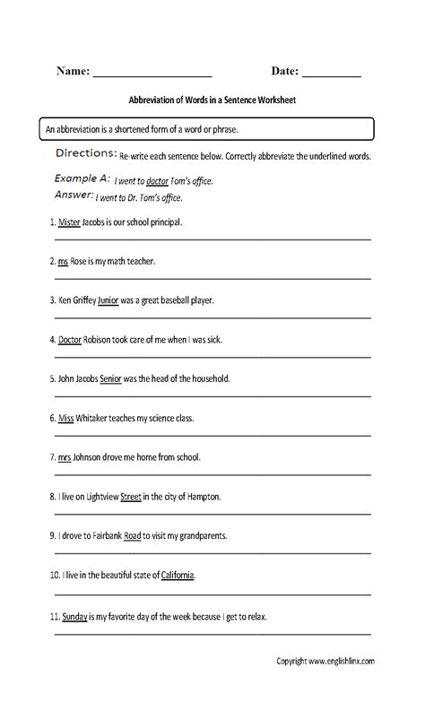 30 English Worksheets For 7th Graders Coo Worksheets