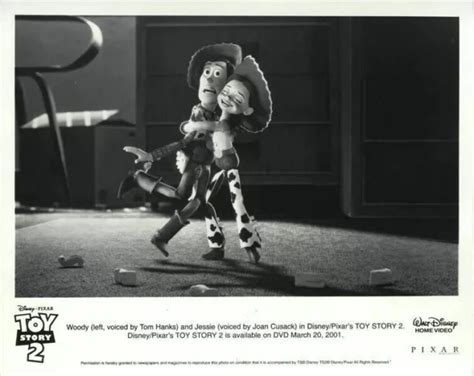 Toy Story 2 Walt Disney Animation Woody Tom Hanks Jessie Original 8x10