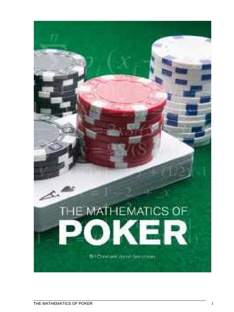 The Mathematics of Poker | Probability | Game Theory