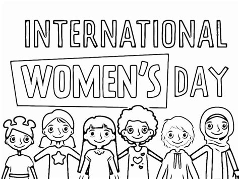 collection of internationall women s day coloring pages 2023