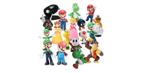 Mario Bros Paquete 17 Figuras Coleccionables Cracken Shop