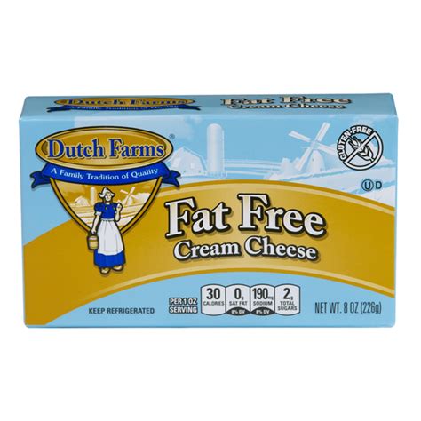 Dutch Farms Fat Free Cream Cheese 8 Oz Delivery Or Pickup Near Me