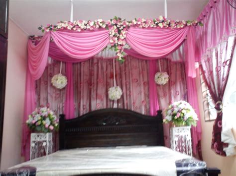 Hiasan bilik bagi tema putih merah. Butik Pengantin Kedah : Mahligai Cemara: HIASAN BILIK ...