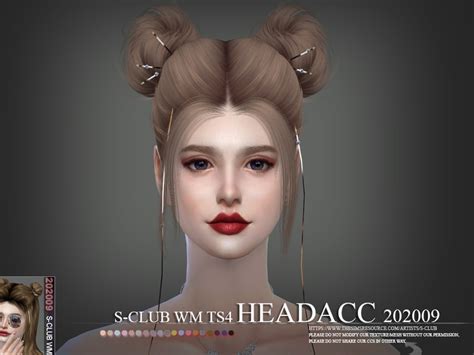 S Club Ts4 Wm Headacc 202009 Created For The Sims Emily Cc Finds