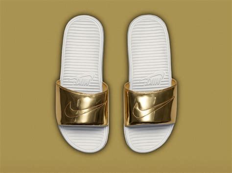 Twitter Nikelab Slide Into The New Standard Nike Gold Slides