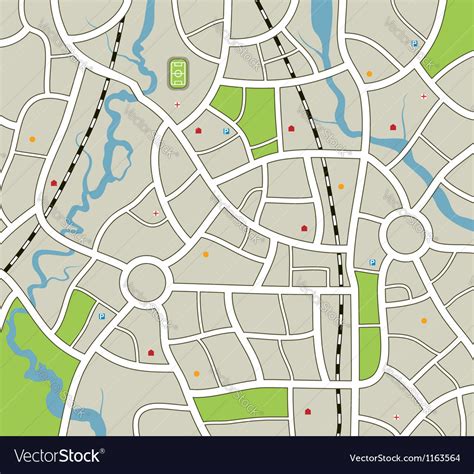 City Map Royalty Free Vector Image Vectorstock