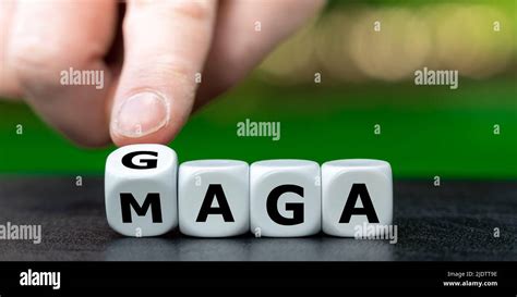 Symbol For The Slogan Make America Great Again Maga Hand Turns