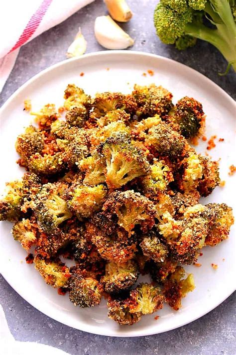 Garlic Parmesan Roasted Broccoli Recipe Delish28