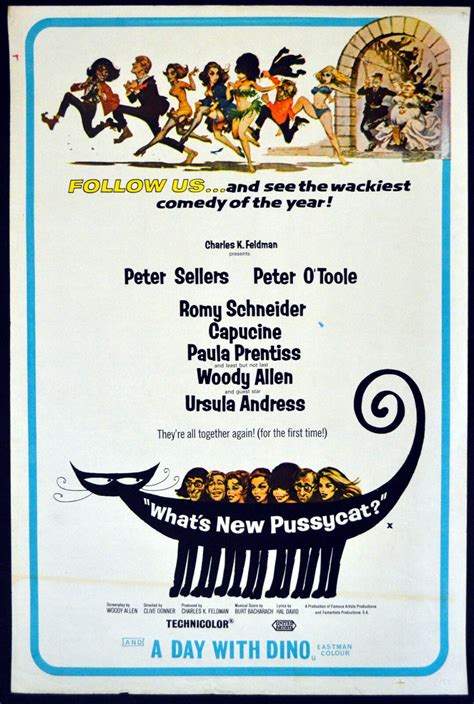 Whats New Pussycat Rare Film Posters