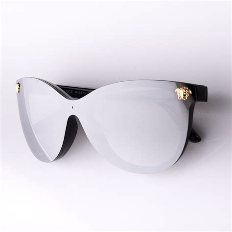 Versace Mirrored Cat Eye Sunglasses 4266 Black 272095