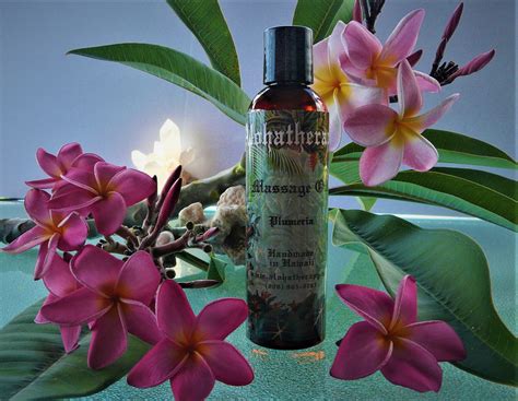“plumeria” Massage Oil Bath And Body Oil Alohatherapy