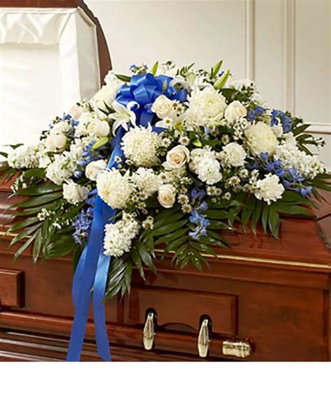 Half Casket Flowers Veldkamps Funeral Flowers