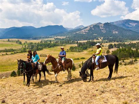 Yellowstone Horseback Riding Montana Whitewater Rafting And Zipline Tours