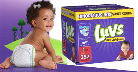 Sams Club Luvs Diapers Ginormous Boxes Only 1998 Shipped Any Size