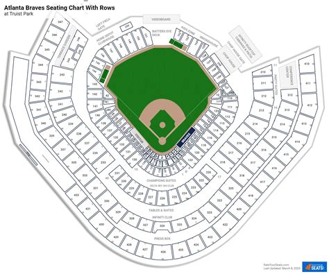 Turner Field Seating Chart Detailed Awesome Home