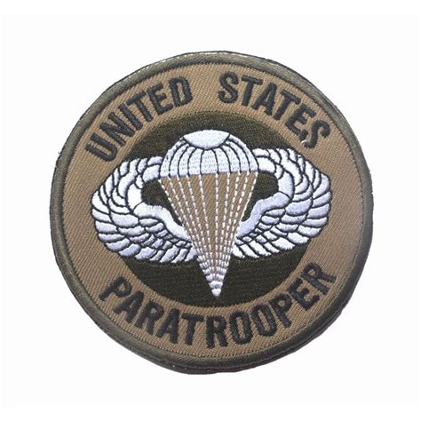 United States Paratrooper Embroidery Patch Military Morale Patch