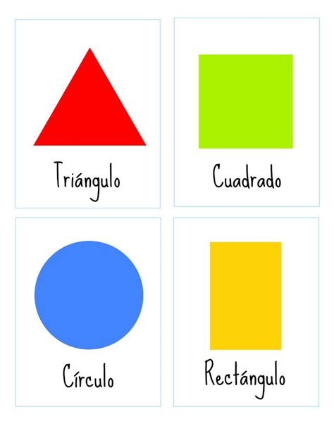 Formas De Colores Para Imprimir