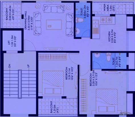 مخطط عمارة سكنية مودرن على شقة واحدة Arab Arch