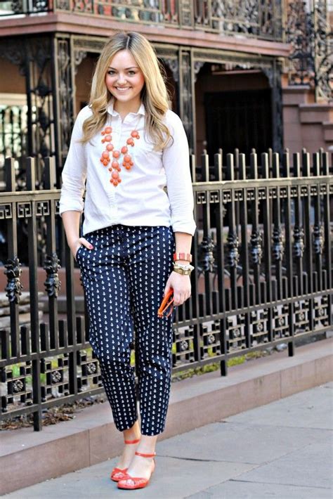Navy Coral — Bows And Sequins How To Wear Colorful Fashion Casual
