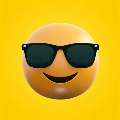 Emoji Sunglasses 3d Model Cgtrader