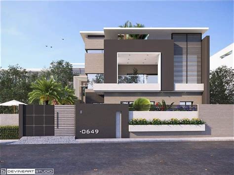 Pin By Dwarkadhishandco On Elevation 4 Facade House House Designs