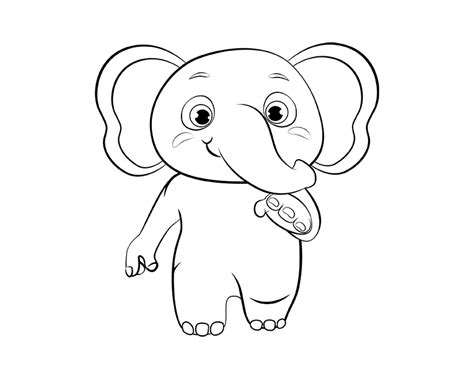 Elephant Cocomelon Coloring Page Free Printable Coloring Pages