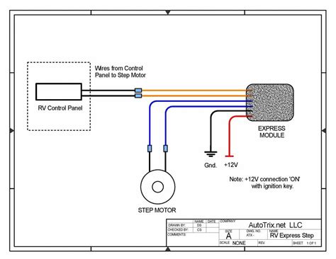 These wiring diagrams will show you how to wire 12v lights & switches into your campervan. Universal RV Step Cover Express Module - Motor Install - AutoTrix.net