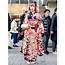 Tokyo Fashion Traditional Japanese Furisode Kimono On The Streets Of 