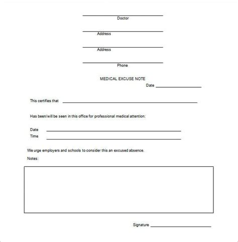 Doctor Excuse Templates In Pdf Ms Word Pages Google Docs